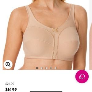 Woman Within Comfort Choice Cotton Wireless bras